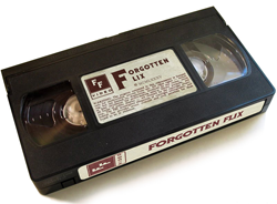 Forgotten Flix Logo - A VHS Tape