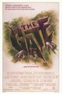 Original one-sheet theatrical poster for The Gate (1987)