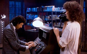 Davis does a little VHS recording action in The Fly (1986).