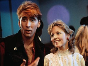 Nicholas Cage and Deborah Foreman in Valley Girl (1983).