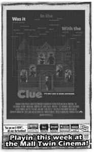 Mall Twin Ad: Clue (1985)