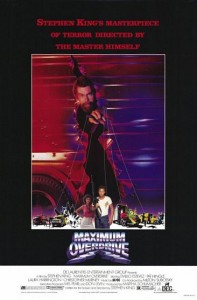 Maximum Overdrive movie poster