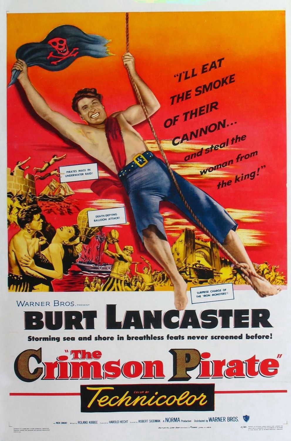 The Crimson Pirate (1952) movie poster