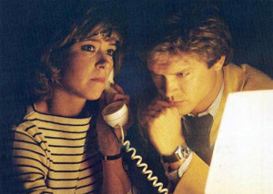 Laurie and Paul getting a call from the killer.